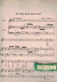 Finska toner. Sånger vid pianoforte.