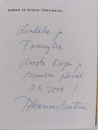 Saran ja Pyryn tähtihetki (signeerattu, tekijän omiste)