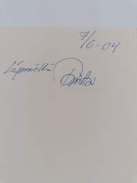 Reseptejä ja ruokatarinoita (signeerattu, tekijän omiste)