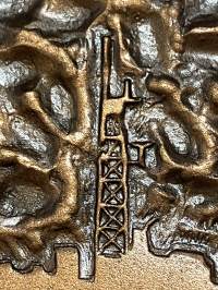 Koululaiva Matti Kurki (ex. Porlock Bay) -mitali, harvinainen, komentaja M. Wikbergille alunperin kuulunut kappale, virheetön