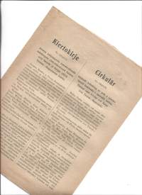 Kiertokirje  nr 135/4172 1919tavaran kuljetus Ruotsin ja Norjan välillä