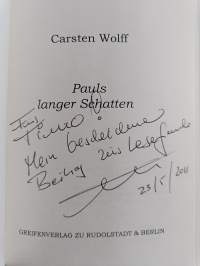 Pauls langer Schatten (signeerattu, tekijän omiste)