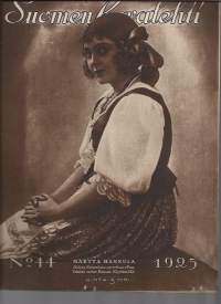 Suomen Kuvalehti 1925 nr  44 / Martta Hannula, Orisberg, Tampereen uusi kirjasto, kieltolaki,