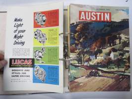 Austin Magazine 1961-1968 -annual volumes / englanninkielinen asiakaslehti, 8 vuoden lehdet joitakin puuttuu välistä, tulleet alunperin Veholle (maahantuojalle)