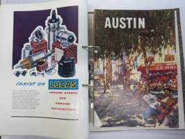 Austin Magazine 1961-1968 -annual volumes / englanninkielinen asiakaslehti, 8 vuoden lehdet joitakin puuttuu välistä, tulleet alunperin Veholle (maahantuojalle)