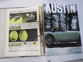 Austin Magazine 1961-1968 -annual volumes / englanninkielinen asiakaslehti, 8 vuoden lehdet joitakin puuttuu välistä, tulleet alunperin Veholle (maahantuojalle)