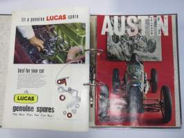 Austin Magazine 1961-1968 -annual volumes / englanninkielinen asiakaslehti, 8 vuoden lehdet joitakin puuttuu välistä, tulleet alunperin Veholle (maahantuojalle)