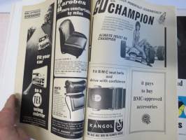 Austin Magazine 1961-1968 -annual volumes / englanninkielinen asiakaslehti, 8 vuoden lehdet joitakin puuttuu välistä, tulleet alunperin Veholle (maahantuojalle)