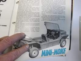 Austin Magazine 1961-1968 -annual volumes / englanninkielinen asiakaslehti, 8 vuoden lehdet joitakin puuttuu välistä, tulleet alunperin Veholle (maahantuojalle)