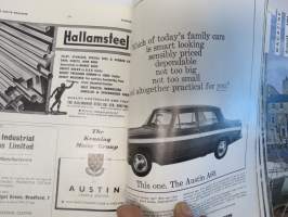 Austin Magazine 1961-1968 -annual volumes / englanninkielinen asiakaslehti, 8 vuoden lehdet joitakin puuttuu välistä, tulleet alunperin Veholle (maahantuojalle)