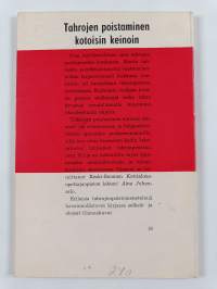 Tahrojen poistaminen kotoisin keinoin