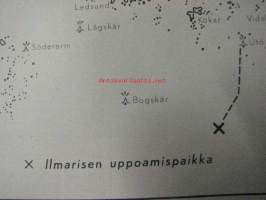 Kansa taisteli 1978 nr 9 (Ilmarisen kohtalon hetket) Ilmarisen kohtalonhetket, 2 eri artikkelia kuvineen ja uppoamispaikan karttoineen. Kivennavan Kirkkomäen