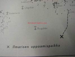 Kansa taisteli 1978 nr 9 (Ilmarisen kohtalon hetket) Ilmarisen kohtalonhetket, 2 eri artikkelia kuvineen ja uppoamispaikan karttoineen. Kivennavan Kirkkomäen