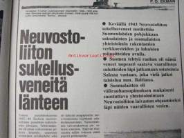 Kansa taisteli 1978 nr 9 (Ilmarisen kohtalon hetket) Ilmarisen kohtalonhetket, 2 eri artikkelia kuvineen ja uppoamispaikan karttoineen. Kivennavan Kirkkomäen