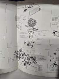 Husgvarna raivaus saha 36 R varaosa luettelo. 1,1979