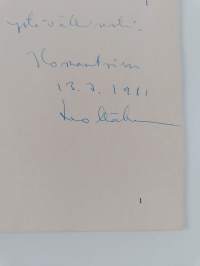 Kokonniemessä (signeerattu, tekijän omiste)