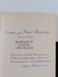 Burnout ja miten siitä selvisin (signeerattu, tekijän omiste)