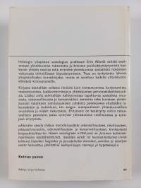 Yhteiskunnan rakenne ja sosiaalinen paine