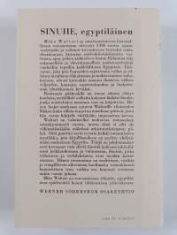 Sinuhe egyptiläinen 2 : viisitoista kirjaa lääkäri Sinuhen elämästä n 1390-1335 eKr