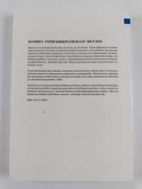 Suomen työmarkkinamallin muutos