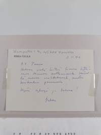 Teologin tie : mieleenjäänyttä ja mietteitä (signeerattu, tekijän omiste)