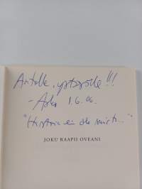 Joku raapii oveani : runoja (signeerattu, tekijän omiste)