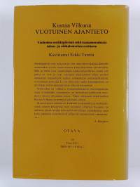 Vuotuinen ajantieto : vanhoista merkkipäivistä sekä kansanomaisesta talous- ja sääkalenterista enteineen (signeerattu, tekijän omiste)