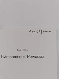 Elämänmenoa Porvoossa (signeerattu)