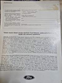 Ford traktorimiehen tarvikeviesti 2/ 84