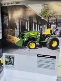 John Deere 20-sarjan kiinteistö traktori myyntiesite