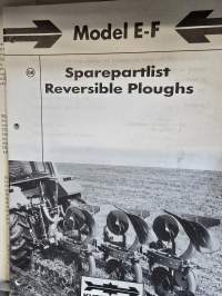 Kvernerland model E-F kyntöauran varaosa luettelo