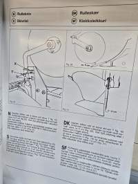 Kverneland model E kyntöauran käyttöohje kirja