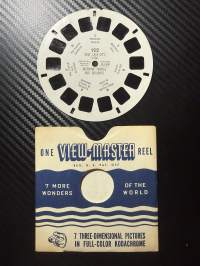 View-Master 122 – Salt Lake City – Mormon Temple and Grounds -reel / kuvakiekko
