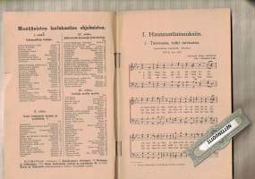 Hautaus ja Häälauluja  - Miesäänisten laulukuntien ohjelmistoa VI vihko.