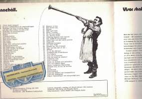 60 Visor från 60-talet, laulukirja, Urval Sid Jansson.