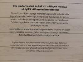 Nikkaroi puutarhaan ja kasvimaalle