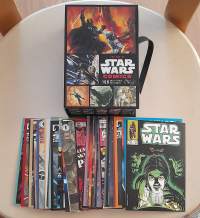 Star Wars keräilypostikortteja 52kpl + koteloStar Wars comics 100 collectible postcards