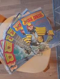 Judge Dredd nro 5/1991 x 2Judge Dredd nro 6/1991 x 2Juddge Dredd 1/1992 x 2Juddge Dredd 2/1992 x 2