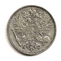 50  penniä  1908  hopeaa