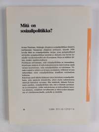 Mitä on sosiaalipolitiikka : tutkimus sosiaalipolitiikan käsitteen ja järjestelmän kehityksestä