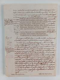 Kahvilavieraan muistiinpanot (signeerattu, tekijän omiste)