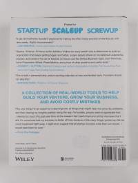 Startup, Scaleup, Screwup - 42 Tools to Accelerate Lean and Agile Business Growth