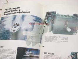 Volvo Penta Turbodieselit  edistyksellisiä moottoreita edistyksellisiin veneisiin -myyntiesite