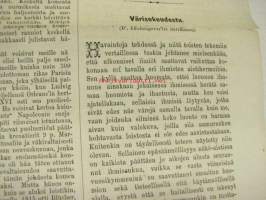 Tervehdys Johan Wilhelm Snellman´ille Turun Suomalaiselta Seuralta 12.5.1881 -sis. artikkelit; Piispan vaali Turussa v. 1776, Minne on Agricolan muistopatsas