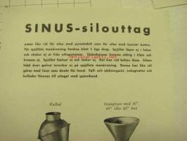 Sinus viljalietsot, lavakuivurit -myyntiesitteitä