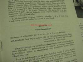 Sinus viljalietsot, lavakuivurit -myyntiesitteitä