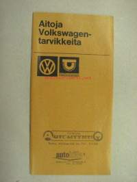 Aitoja Volkswagentarvikkeita -tuoteluettelo / myyntiesite