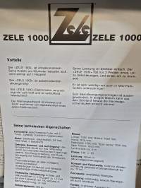 Zele 1000 pienois sähköauto myyntiesite