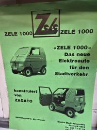 Zele 1000 pienois sähköauto myyntiesite