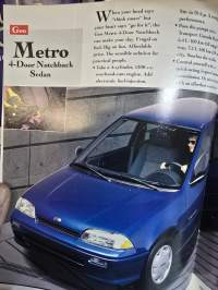 Geo  storm, metro ja tracker 1992 myyntiesite